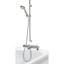 Aqualisa Midas 110 Bath Shower Mixer Exposed Chrome Thermostatic Modern MD110BSM