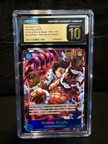 Monkey.D.Luffy (Alternate Art) graded CGC 10 for sale on eBay