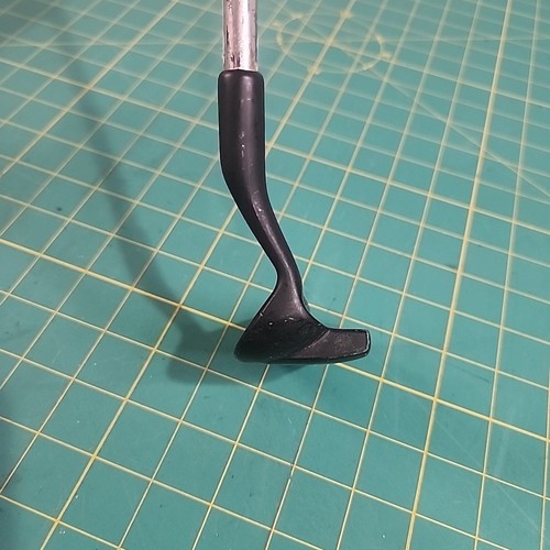Lynx Black Cat Chipper Chipping Iron Blade Steel Shaft RH 35" Golf Club Vintage - Picture 9 of 24