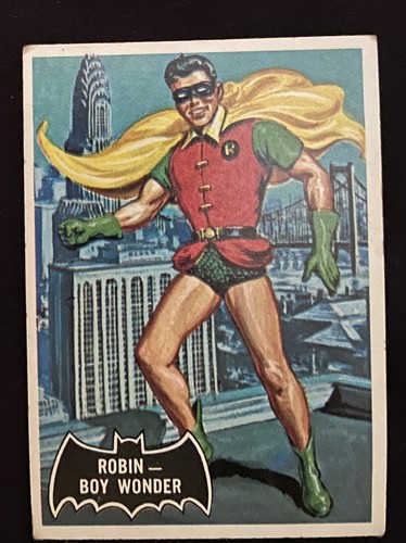 1966 Topps Batman Black Bat #2 Robin - Boy Wonder — TAG (grade unconfirmed)