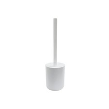 Threshold White 15.5 Inch Toilet Brush With Holder