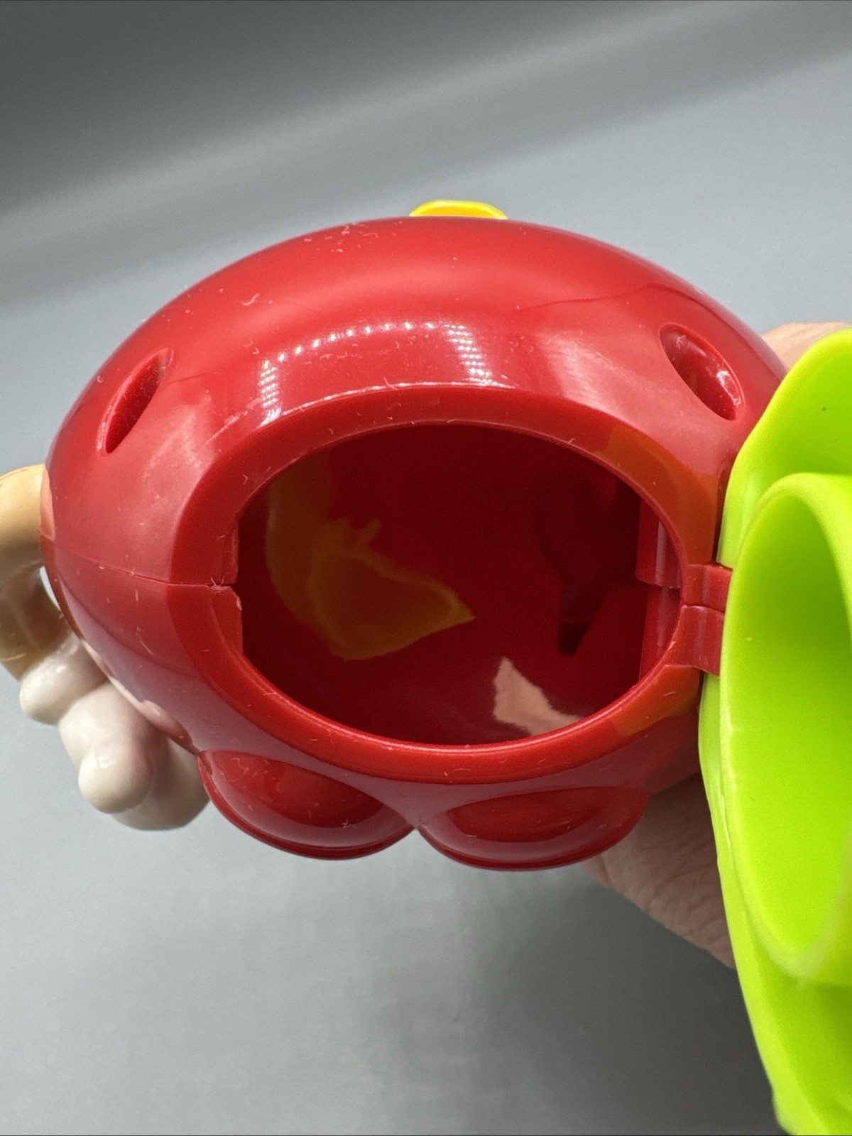 Red M&M Santa's Lil Elf Chocolate Christmas Limited Edition Candy Dispenser *VGC