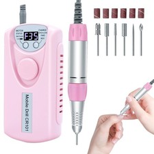 Nail Drill Professional, 35000RPM Nail File Machine with Bits Set & Fast Cool...