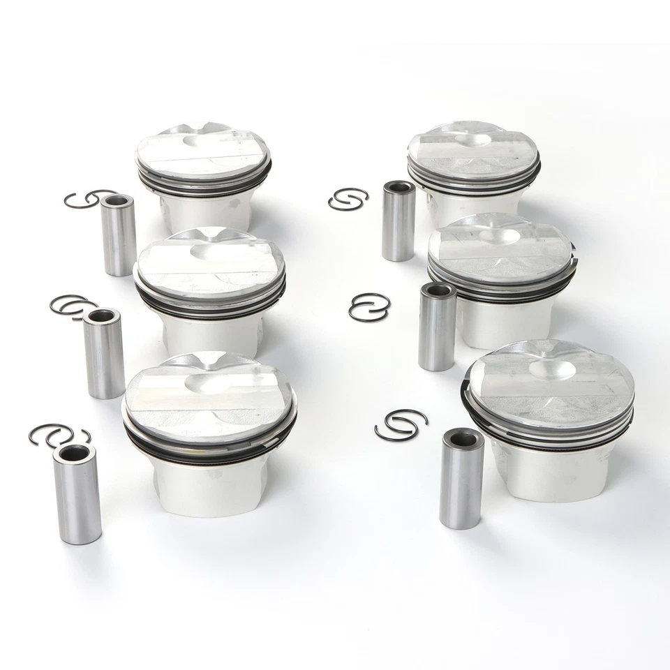 6x Engine Pistons Rings Set Φ82mm CR 11:1 11257612982 For BMW 325i N52B25 2.5L - Imagem 3 de 4