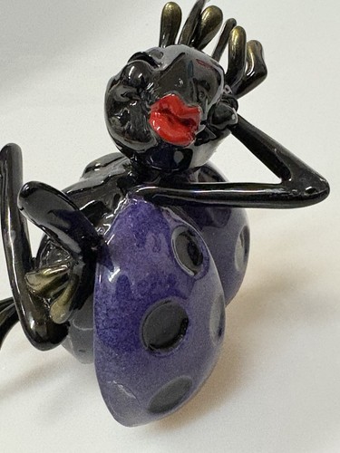 VTG Kitty's Critters Carmen Sexy Ladybug  Extra large Purple RARE Find
