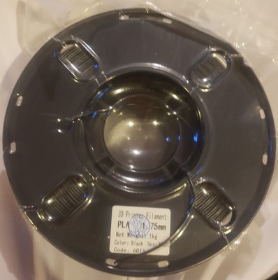 3D Printer Filament 1.75mm PLA 1KG Black