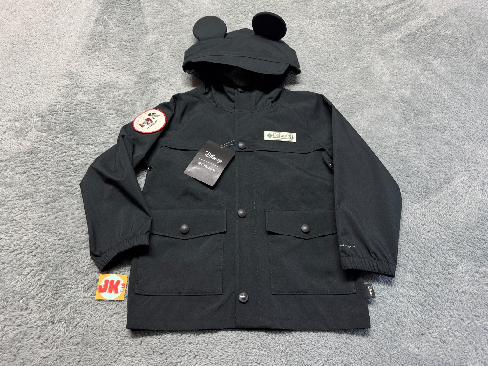 NEW Disney Columbia Jacket Kids 4T Mickey Mouse Ibex Waterpr