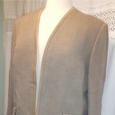 Vintage Imported 100 Wool Double Knit Skirt Suit Set from Belgium Exclusive for