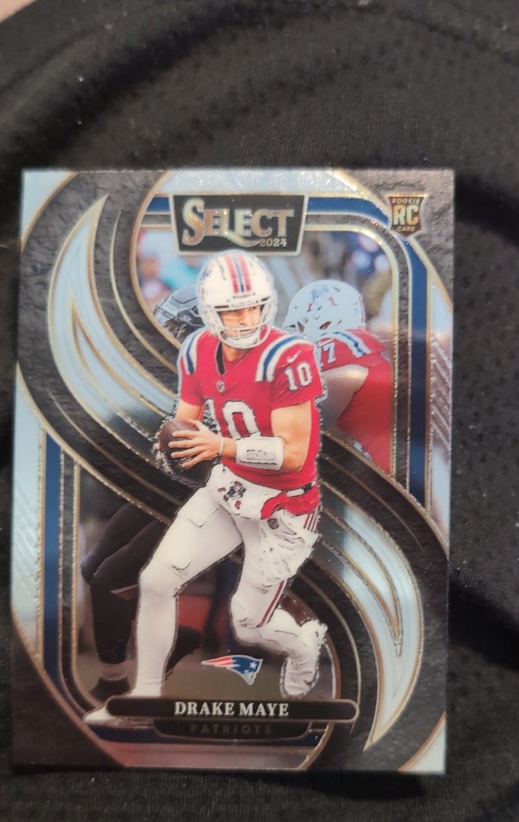 2024 Panini Select - Premier Level Drake Maye #113 Silver Prizm (RC)