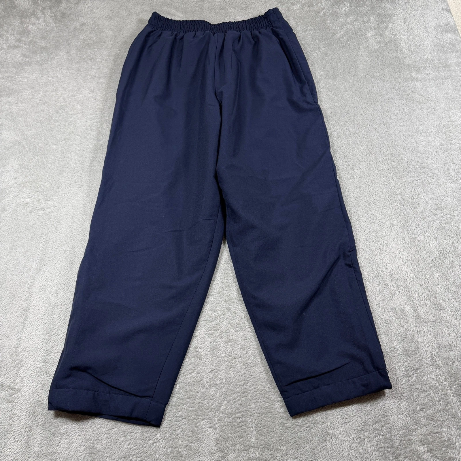 Vintage Zero Restriction Rain Pants Men Small Blue Waterproof Lined Golf Outdoor