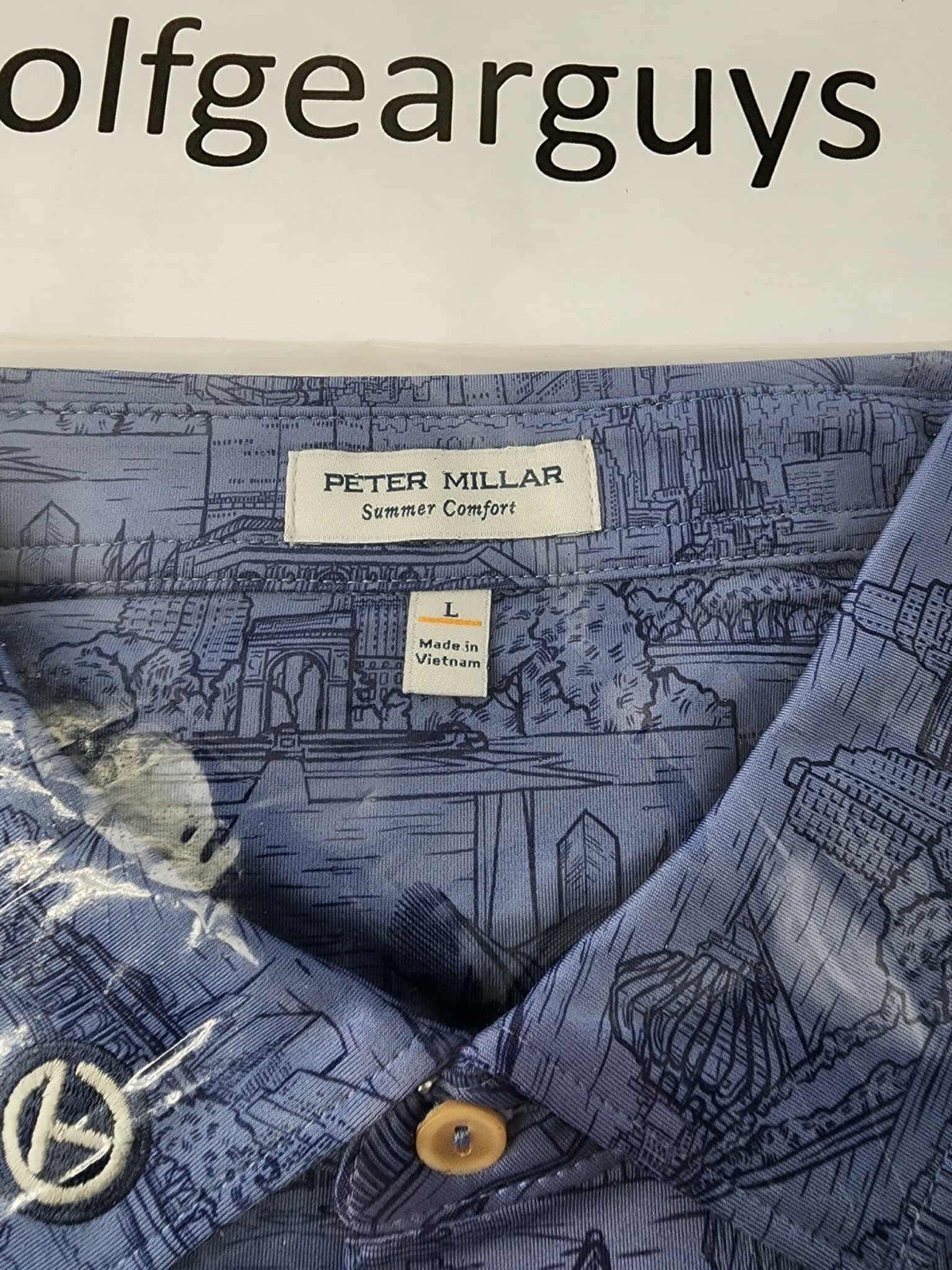 Scotty Cameron Scotty Dog CIRCLE T TOUR Polo Size Large Peter Millar Brand New