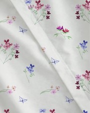Duvet Cover Queen Size Set - Extra Soft Floral Duvet Cover 90 x 90 with 2 Pil...