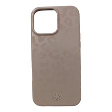 i5-Poly Velvet Caviar Magsafe Case for iPhone 16 Pro Max - Leopard Nude