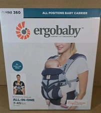 Ergobaby  Omni 360 ALL Position Baby Carrier Newborn to Toddler 7-45 pds Gray