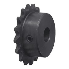 Tsubaki 35B11f-1/2 Single Strand Sprocket, Fixed, 35 Chain Size, 1/2 Bore Dia.,