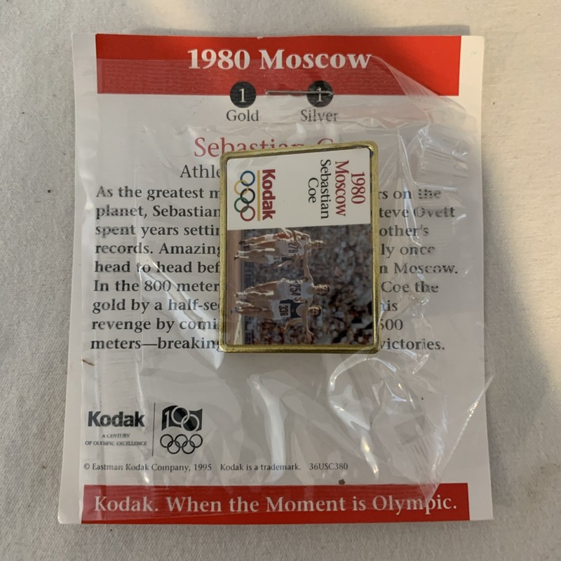 Kodak Olympic Pin Moscow 1980