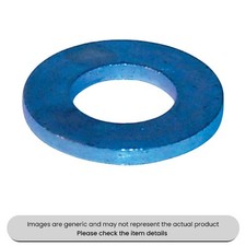 Image of Flat Washers Table 3 Zinc Plated BS 3410 Inner Diameter 5/8 Pack of 100