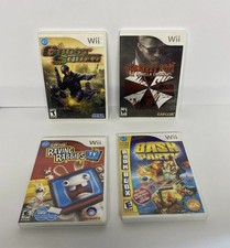 NINTENDO Wii game LOT OF 4 GAMES - TESTED and WORKING - Video Game Bundle