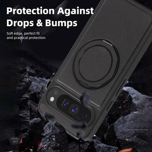 Leather ShockProof Magnetic Holder Case For Google Pixel 10 9 Pro XL 8 Pro Cover - Picture 6 of 20