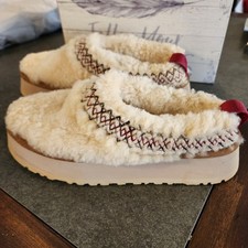 UGG TAZZ UGG BRAID WOMEN SLIPPERS NATURAL US 9 /UK 7 /EU 40