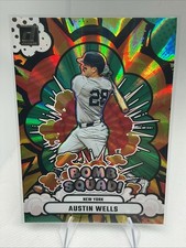 Austin Wells 2025 Donruss Bomb Squad Green Laser - Yankees