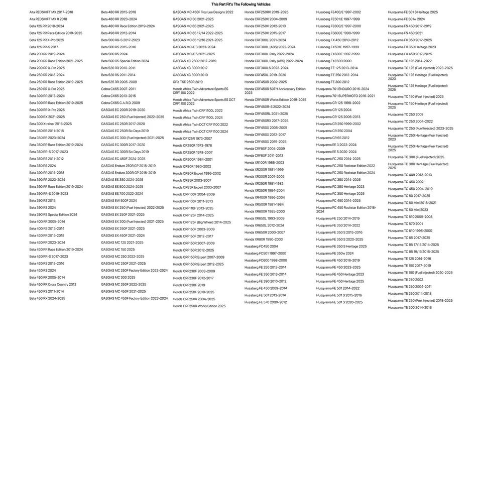 Tusk Rim Lock Nut/Spacer Kit Red For HONDA CRF100F 2004-2009,2011-2013 - Image 2 of 4