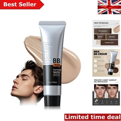 Herren BB Cream - Oil-Control getönte Feuchtigkeitscreme mit Schneckenextrakt & LSF 15