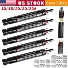 10 PCS Solar Fuse IP67 Waterproof Solar Fuse Connector Solar Fuse Holder Inline