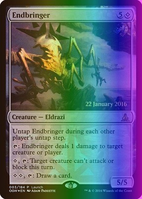 MTG Magic the Gathering Endbringer (3/65) Oath of the Gatewatch Promos LP FOIL
