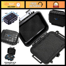 Waterproof Hard Case 5.75" with Custom Foam for Electronics, Tools Accessories