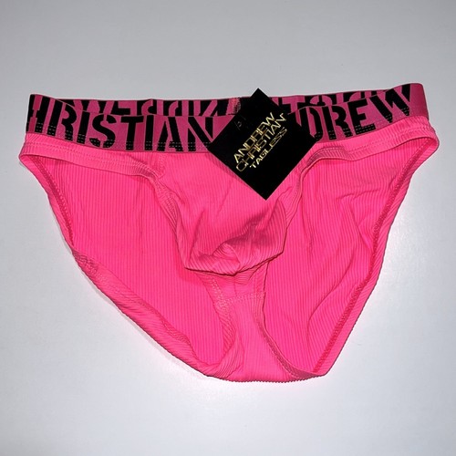 Andrew Christian Hotness Slip Neon Pink Gr. S (28-31) #92879 Neu mit Etikett - Bild 6 von 11