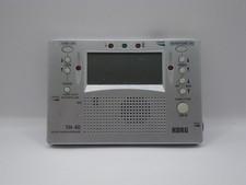 KORG TM-40 CHROMATIC TUNER  METRONOME for GUITAR BASS VIOLIN CELLO VIOLA ETC.