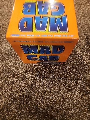 MAD GAB Adult Party Game Mattel 2-12 Giocatori Gioco Notte Nuovo con scatola - Foto 3 di 4
