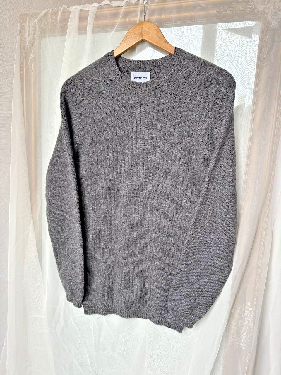 Norse Projects Oddvar Military Wool made in Italy knit sweater