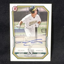 Topps 2025 Bowman Draft Gavin Turley Athletics Topps Certified Autograph BD-28