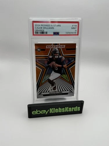 2024 Panini Rookies & Stars - Rookies Caleb Williams #118 Orange /249 (RC) PSA 9