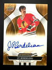 2024 UPPER DECK ENGRAINED ICONS #CA-AU J.P. BORDELEAU AUTO