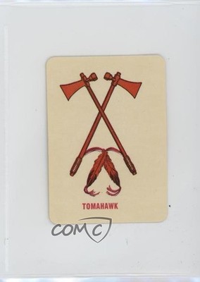 1967 Ed-U-Cards Cowboys and Indians Mini Tomahawk #26 0kb5