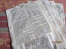 1700-Martin Luther's Bible.Gospel Saint Matthew.Engraving Origina.4 SHEETS.1040