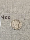 1942 D Mercury Dime Listing 1