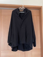 USED Y'S YOHJI YAMAMOTO OUTERWEAR HOODIE JACKET BLACK WOMEN'S GOOD