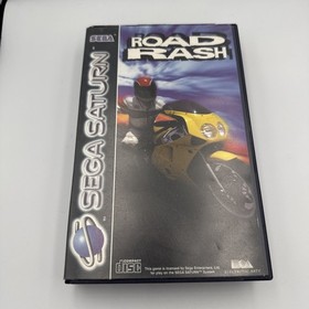 Road Rash &ndash; Sega Saturn (PAL) &ndash; Boxed + Manual SEALED &ndash; EA Big Box 