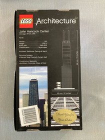LEGO ARCHITECTURE: John Hancock Center (21001)