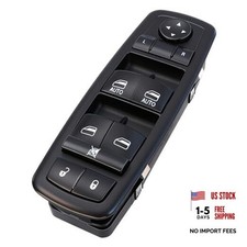 Driver Side Master Power Window Switch, Replaces 68139805AA, 68139805AB,