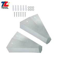 2 Pack 8 lbs Medium Size Chicken Cone Galvanized Steel Poultry Restraining Cone