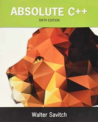 Absolute C++ - Paperback, by Savitch Walter; Mock Kenrick - Acceptable n