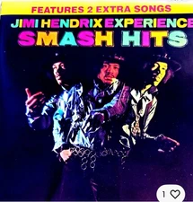 Jimi Hendrix Experience Smash Hits Audio CD 2 Bonus Songs VG+/NM