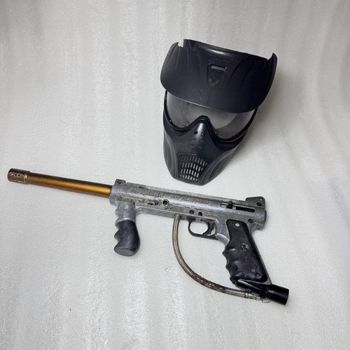 Tippmann 98 Custom Paintball Marker Gun + Extreme Rage Mask