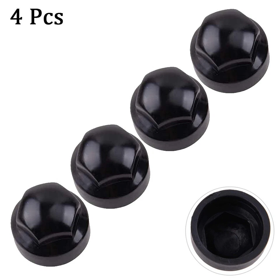 Stop Bolt Covers Steering 45619-36010 4pcs/set Accessories Black Parts - Image 3 of 4