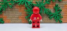 (S7 / 10 / 4) Lego Racers rac025s F1 Ferrari Driver 8375 8654 8673 8362